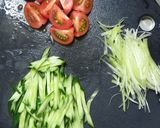 野菜がいっぱい美味ヘルシージャージャー麺作り方4写真