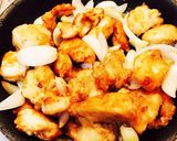 鶏むね肉の甘酢炒め丼作り方3写真