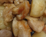 なすとじゃがいもと鶏肉の照り焼き作り方7写真