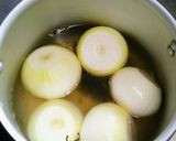 新たまねぎと塩昆布 まるごと炊き作り方2写真