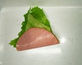 お弁当に！くるっとハムレタス作り方3写真