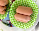 お弁当に♪ ソーセージのチーズ焼き作り方1写真