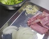 空豆のクリームパスタ作り方1写真