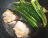 ブリの照り焼き∞満願寺とうがらし作り方2写真