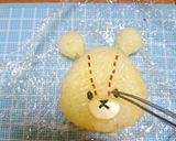 『ミツバチなルルロロちゃん♡』キャラ弁♡作り方8写真