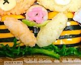 『ミツバチなルルロロちゃん♡』キャラ弁♡作り方12写真