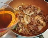 牛肉まいたけと新じゃがの煮物。作り方3写真