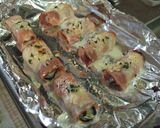 牡蠣とベーコン パン粉焼き作り方5写真