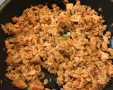 焼き鮭残りで！ご飯のお供 鮭ふりかけ作り方2写真