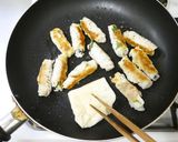 大葉豚ロース薄切り肉巻き★チーズのせ焼き作り方8写真