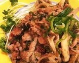 酸っぱうまい！豚肉の梅甘酢炒め作り方3写真