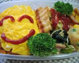 お弁当：スマイルオムライス作り方4写真