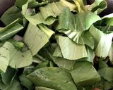 菜っ葉と高野豆腐とフノリの煮びたし作り方5写真