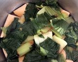 菜っ葉と高野豆腐とフノリの煮びたし作り方6写真