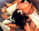 人参と高野豆腐とヒジキの煮もの作り方8写真
