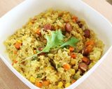 レンジで簡単　カレーピラフ作り方6写真