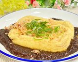 🦊じゅわ旨ヘルシー✨油揚げで食べるカレー作り方5写真