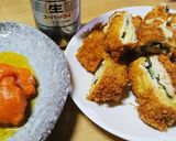 ササミのミルフィーユ風 大葉チーズフライ作り方5写真