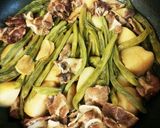 豚肉といんげんとじゃがいもの生姜醤油煮作り方4写真