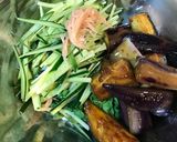 茄子、胡瓜、生姜のピリ辛中華サラダ作り方6写真