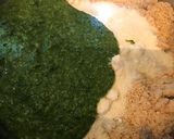 人参間引き菜のジェノベーゼ作り方4写真