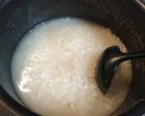 体調不良時に☆優しい味の卵のお粥作り方1写真
