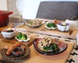 我が家定番サラダ！きのことゴマドレ温野菜作り方8写真