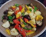 茄子と新じゃがの彩り味噌炒め作り方6写真