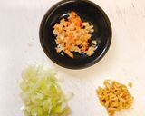 海老とそら豆、えんどう豆の塩味炒め作り方1写真