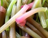 山菜みずの味噌汁♪もぎりみず汁♪作り方1写真