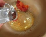 アンチョビとトマト、ほうれん草のパスタ作り方3写真