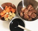 ☆鶏の黒酢あん☆作り方1写真
