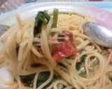 アンチョビとトマト、ほうれん草のパスタ作り方10写真