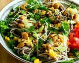 納豆ねばねばサラダ蕎麦(うどん)。作り方7写真