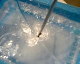 豆腐のパックで作る☆不揃いな氷たち作り方2写真