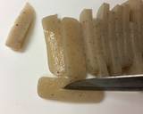 ピリ辛ふんわり。ねじりこんにゃくの煮物作り方1写真