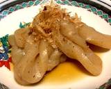ピリ辛ふんわり。ねじりこんにゃくの煮物作り方7写真