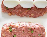 野菜たっぷり卵のミートローフ作り方2写真