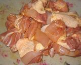 ほっこり美味しい里芋と鶏肉の甘辛煮物作り方1写真