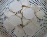 ほっこり美味しい里芋と鶏肉の甘辛煮物作り方2写真