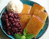 ❁和む味わい~麦茶カステラ羹冷やし善哉❁作り方12写真