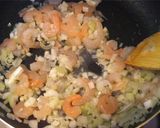 マヨパワー★卵なしで簡単パラパラ海老炒飯作り方5写真