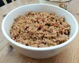 簡単♪スナップエンドウの自家製肉味噌和え作り方4写真