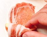 豚肉の林檎巻き・バルサミコ林檎ソース作り方3写真