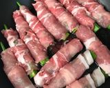 超簡単オクラ肉まき作り方1写真