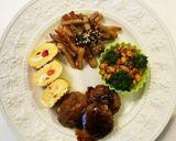 お弁当(5/26)甘酢あんかけハンバーグ作り方1写真