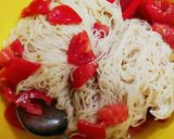 暑くなったら❤トマトと大葉のにんにく素麺作り方4写真