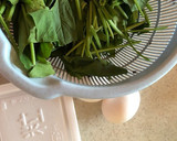 納豆とほうれん草の卵まぜご飯作り方1写真