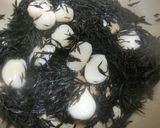 ホタテ、ひじきの煮物作り方3写真
