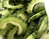 【常備菜】ゴーヤとごまの炒めもの作り方1写真